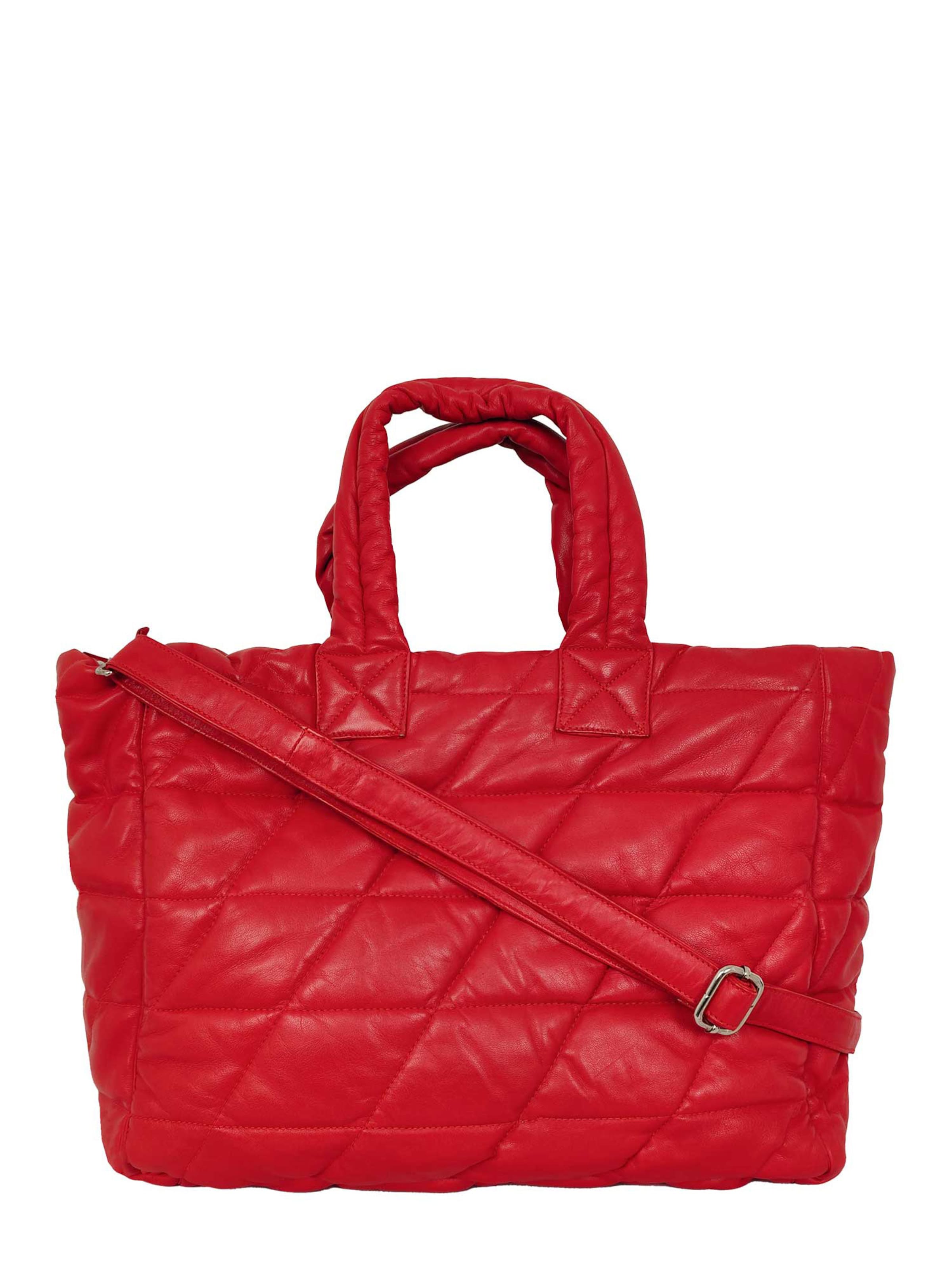 Lederjacken24 Shopper 'Sorala'‌‌‌‌‌ in Rot: Vorderseite