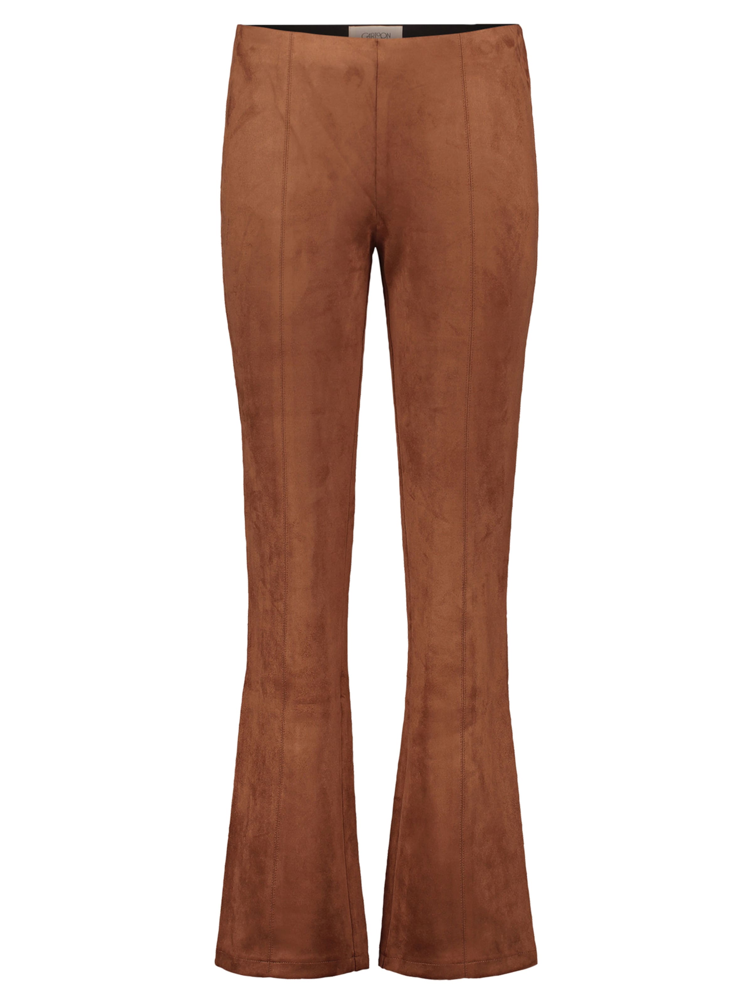 Cartoon - Acampanado Pantalón en marrón: frente