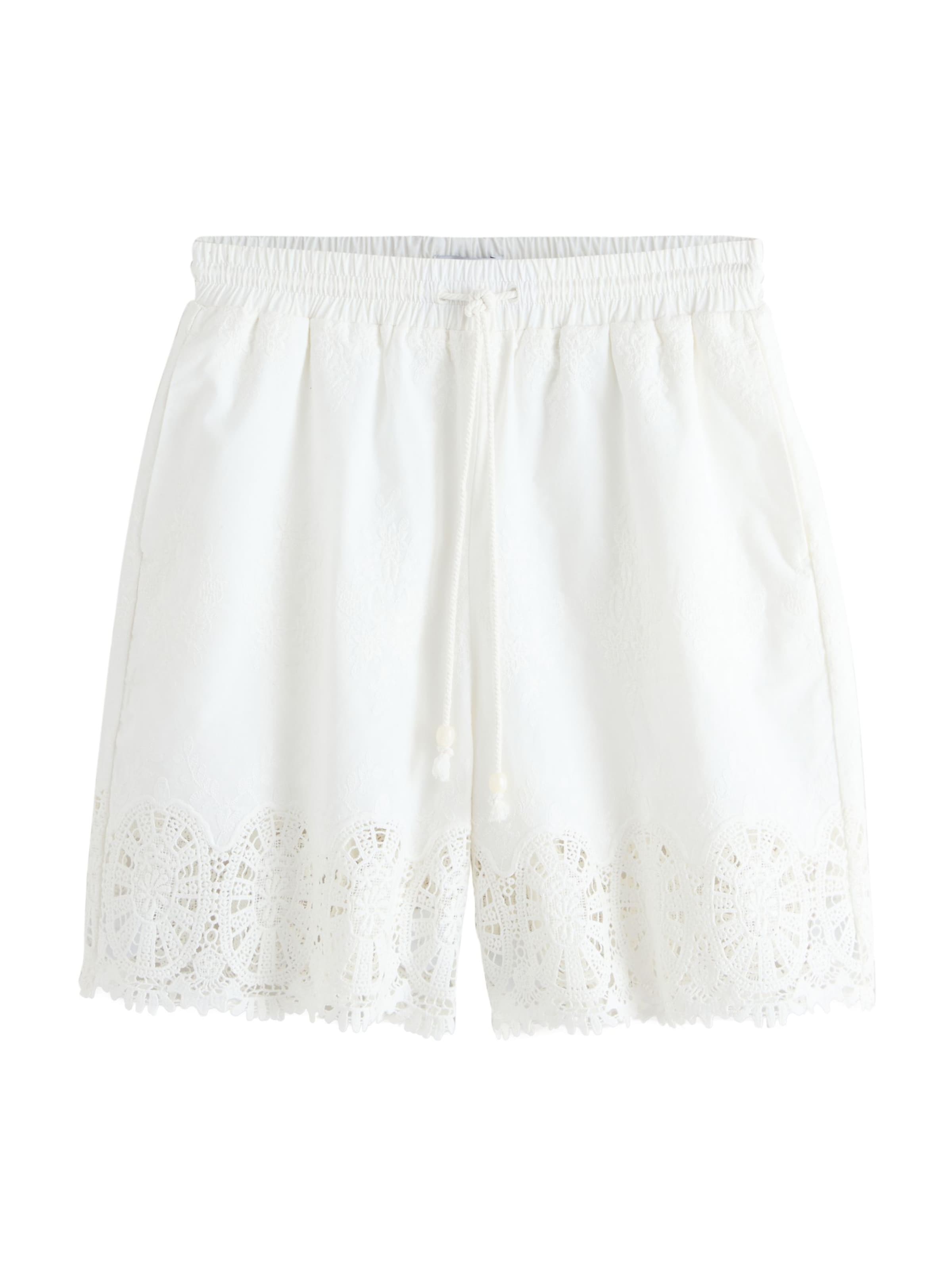 Next Loosefit Nadrág - fehér: elől