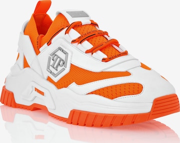 Philipp Plein Sneakers laag 'Predator' in Wit: voorkant