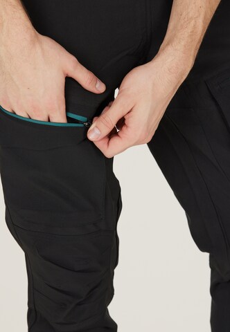 ENDURANCE Tapered Sports trousers 'Sparken' in Black
