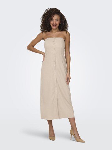 Robe-chemise 'ONLCaro' ONLY en beige