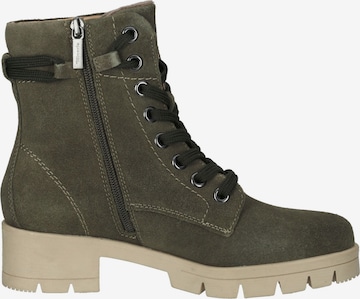 Tamaris Comfort Lace-Up Ankle Boots in Green