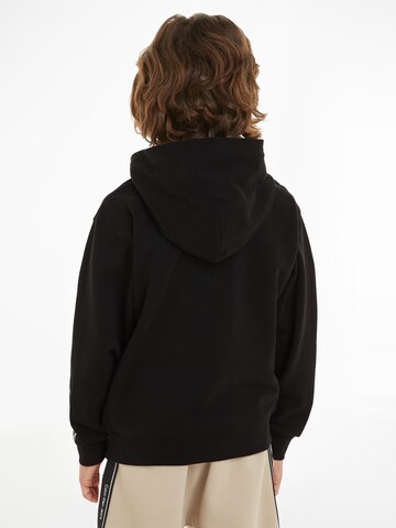 Calvin Klein Jeans Zip-Up Hoodie in Black