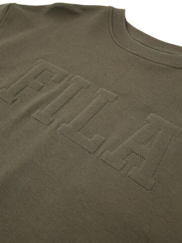 FILA Sweatshirt 'COREDO relaxed varsity brushed sweatshirt' in Groen
