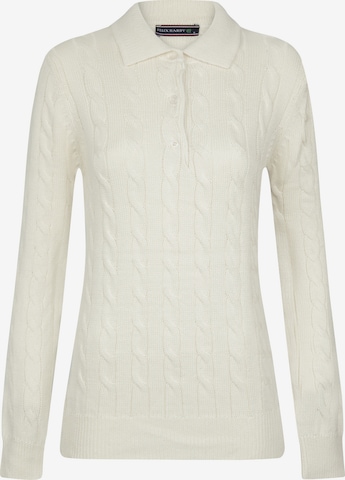 Pull-over Felix Hardy en blanc : devant
