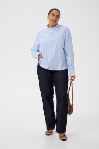 KAFFE CURVE - Blusa en azul
