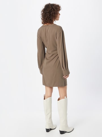 Samsøe Samsøe Shirt Dress 'Roseli' in Brown