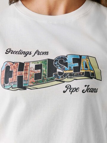 Maglietta 'Nela' di Pepe Jeans in bianco