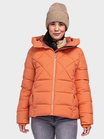 Schöffel Outdoorjas 'Boston' in Oranje: voorkant