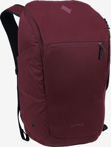 NitroBags Backpack 'Nikuro' in Red: front