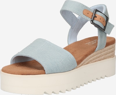 Sandalo TOMS di colore blu chiaro / marrone, Visualizzazione prodotti