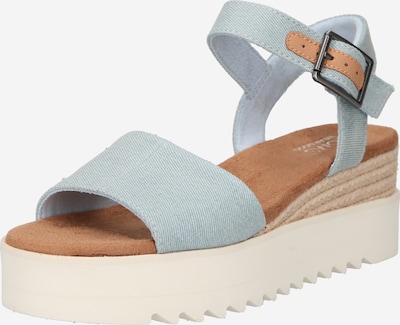 TOMS Sandal in Light blue / Brown, Item view