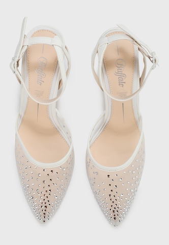 BUFFALO - Sapatos de salto 'Romina' em branco