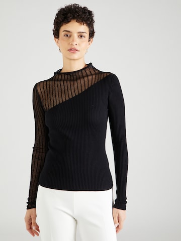 PATRIZIA PEPE - Pullover 'MAGLIA' em preto: frente