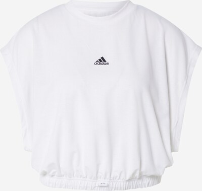 ADIDAS PERFORMANCE Funktionsbluse i sort / hvid, Produktvisning