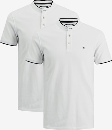 JACK & JONES Shirt 'Paulos Mao' in White: front