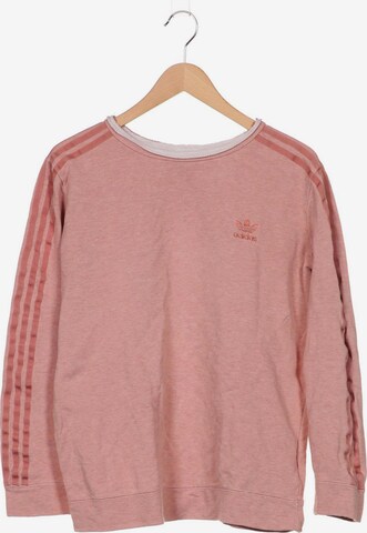ADIDAS ORIGINALS Sweatshirt & Zip-Up Hoodie in L in Pink: front