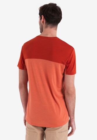 ICEBREAKER Performance Shirt 'Cool-Lite Sphere III' in Orange