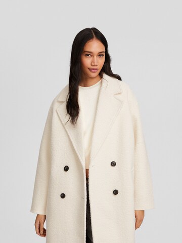 Bershka Between-seasons coat in Beige