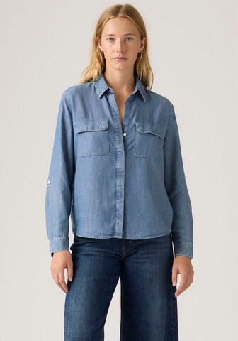 LEVI'S ® Bluse 'Elaine' in Blau: Vorderseite
