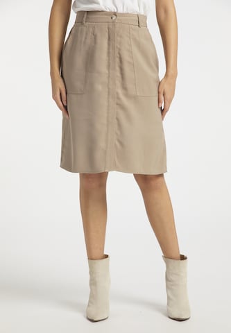 DreiMaster Vintage Skirt in Beige: front