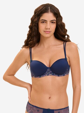 Simone Perele T-shirt Bra 'Délice' in Blue