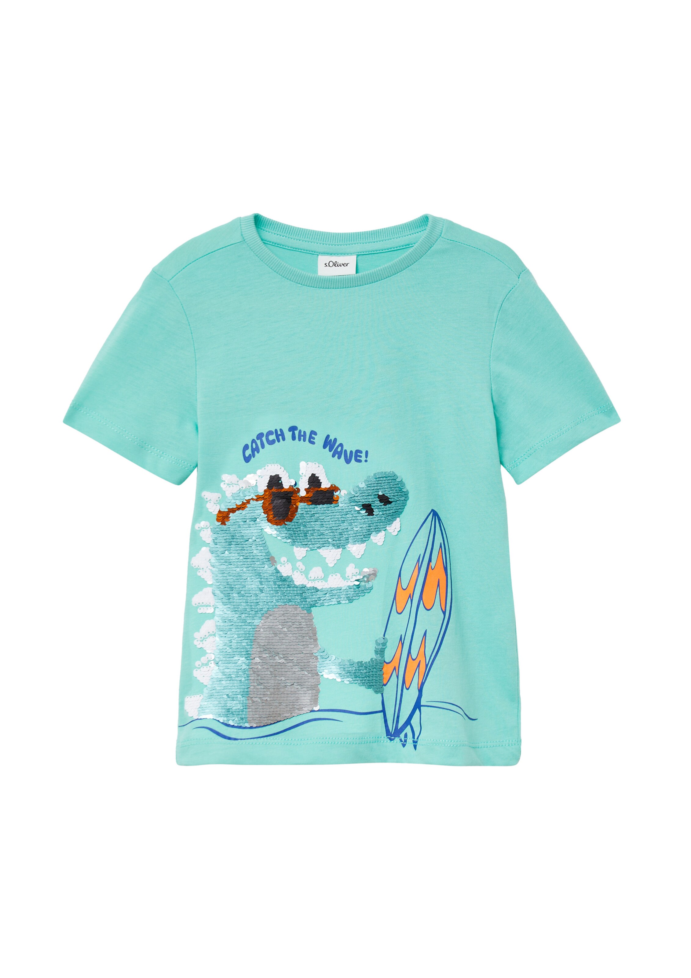 T-Shirt s.Oliver en bleu : devant