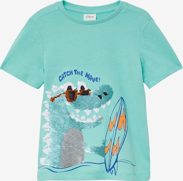 T-Shirt s.Oliver en bleu : devant