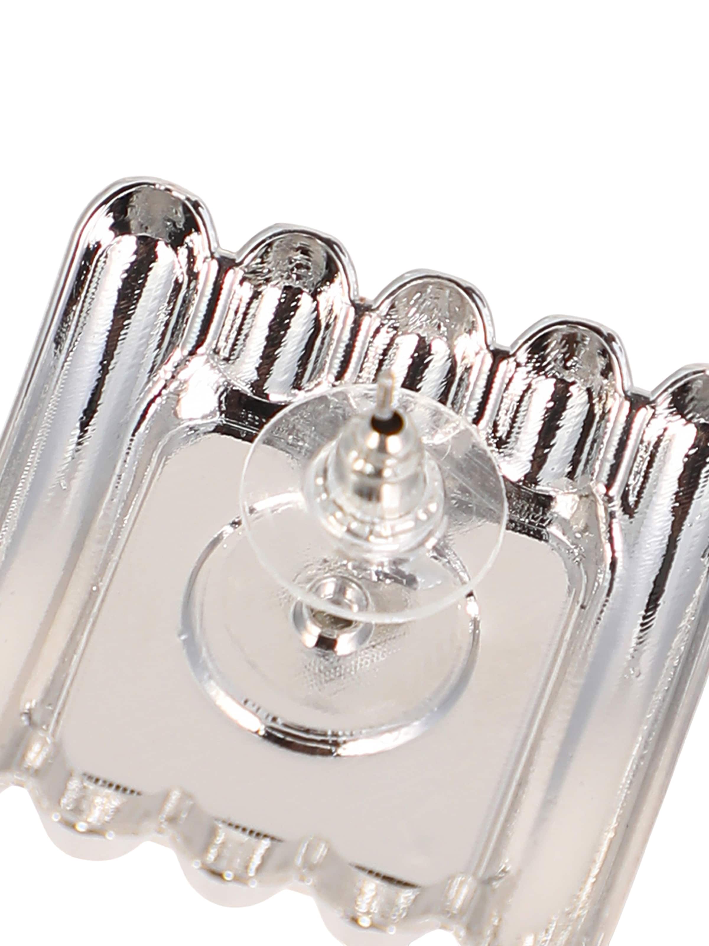 sidabrinė SOHI Auskarai 'Brylee'