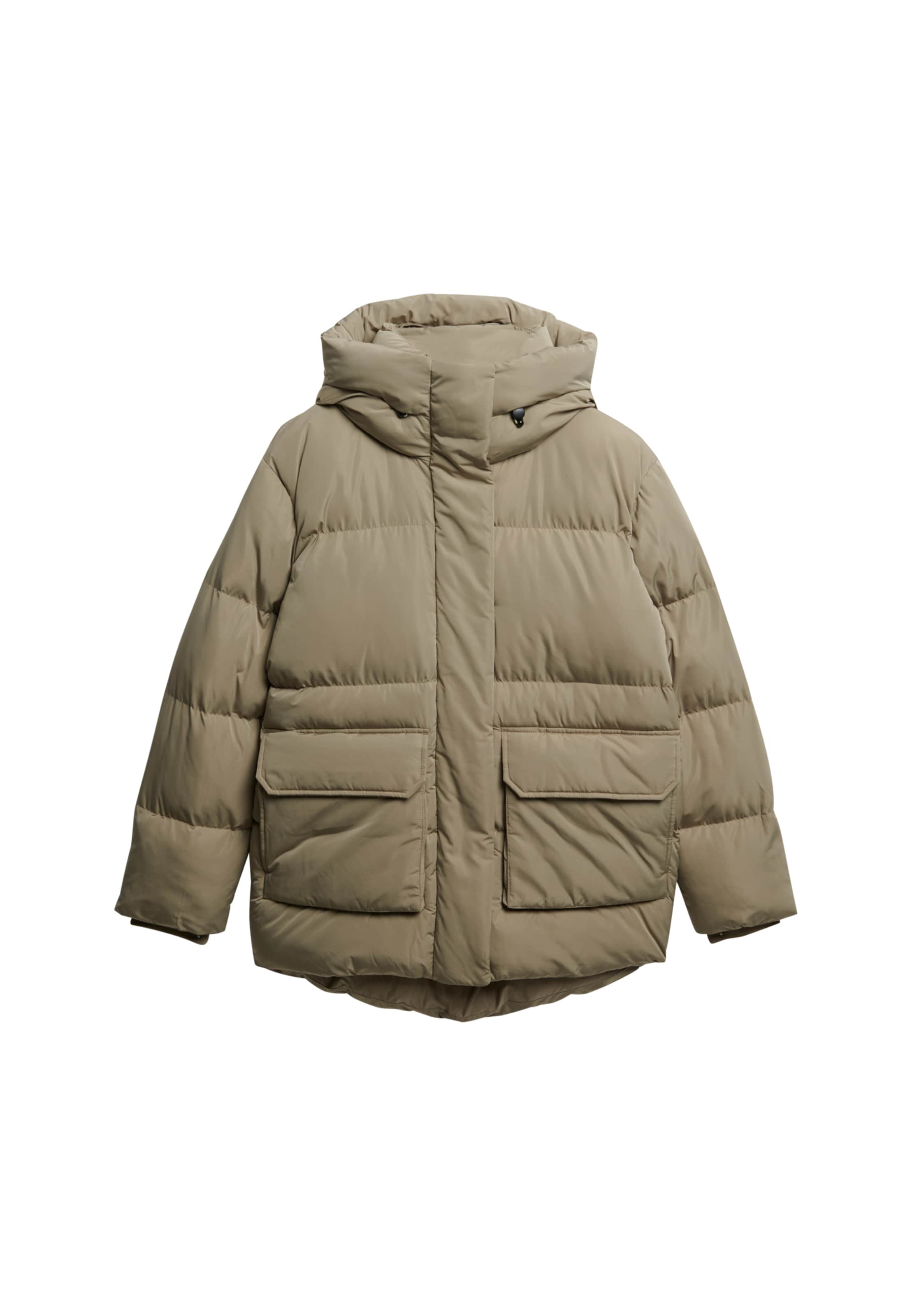 Veste d’hiver 'Duvet' Superdry en beige : devant