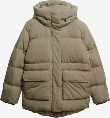 Superdry & Co Winterjas 'Duvet' in Beige: voorkant