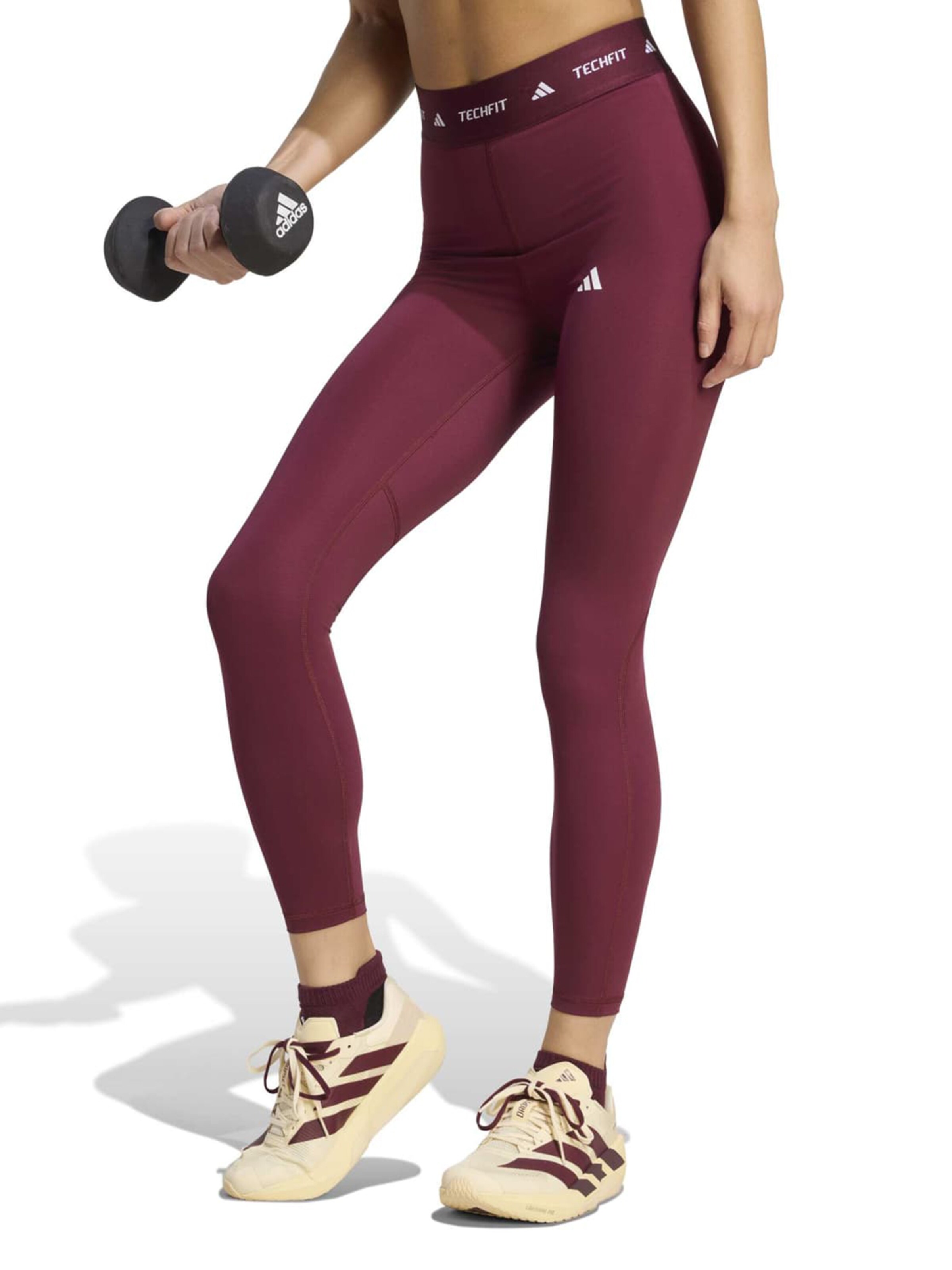 ADIDAS PERFORMANCE Skinny Spodnie sportowe w kolorze brązowy: przód
