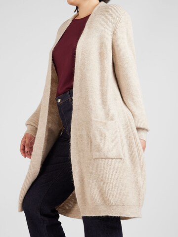 ONLY Curve Knit Cardigan 'JADE' in Beige