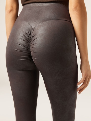 CALZEDONIA Skinny Leggings in Brown