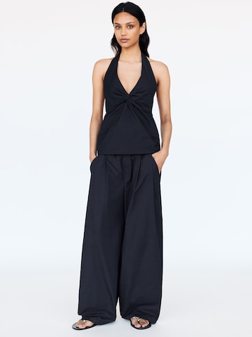 Haut Pull&Bear en bleu : devant