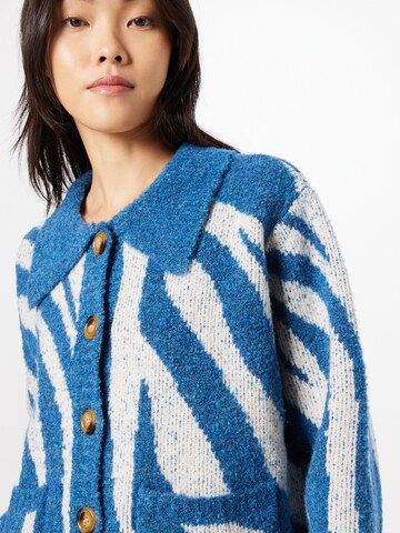 Warehouse Strickjacke in Blau