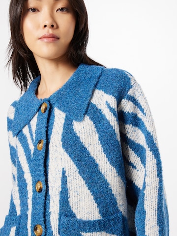 Warehouse Strickjacke in Blau