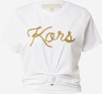 T-shirt MICHAEL Michael Kors en blanc : devant