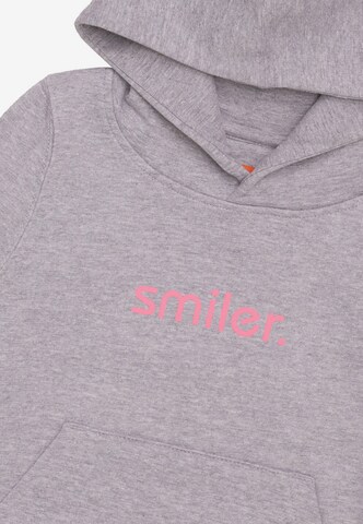 smiler. Sweatshirt in Grey