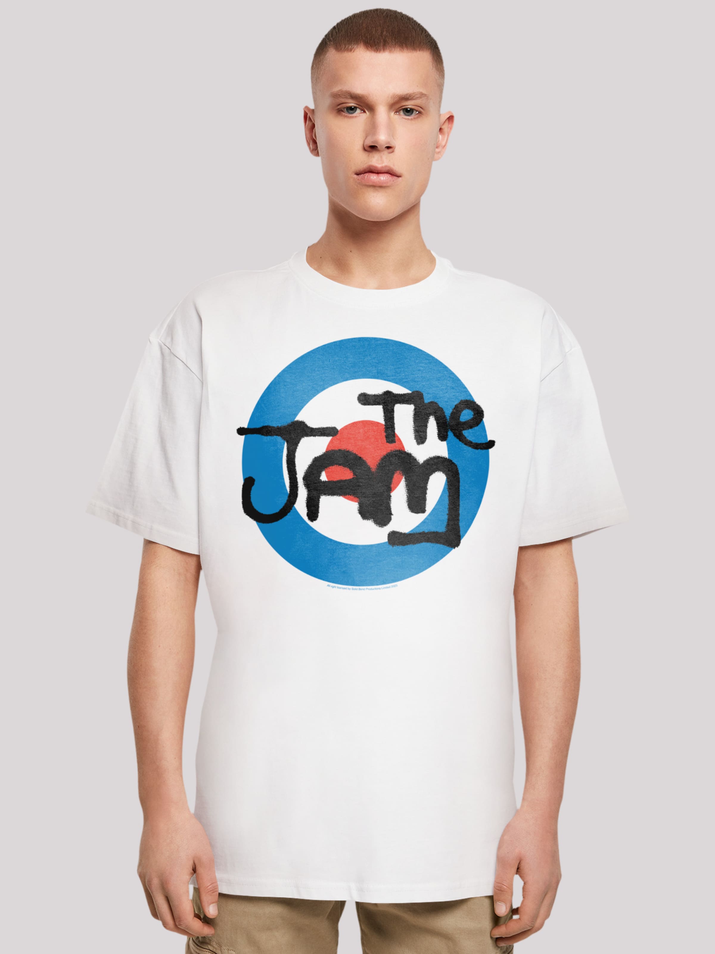 F4NT4STIC Shirt 'The Jam Band Classic Logo' in White | ABOUT YOU
