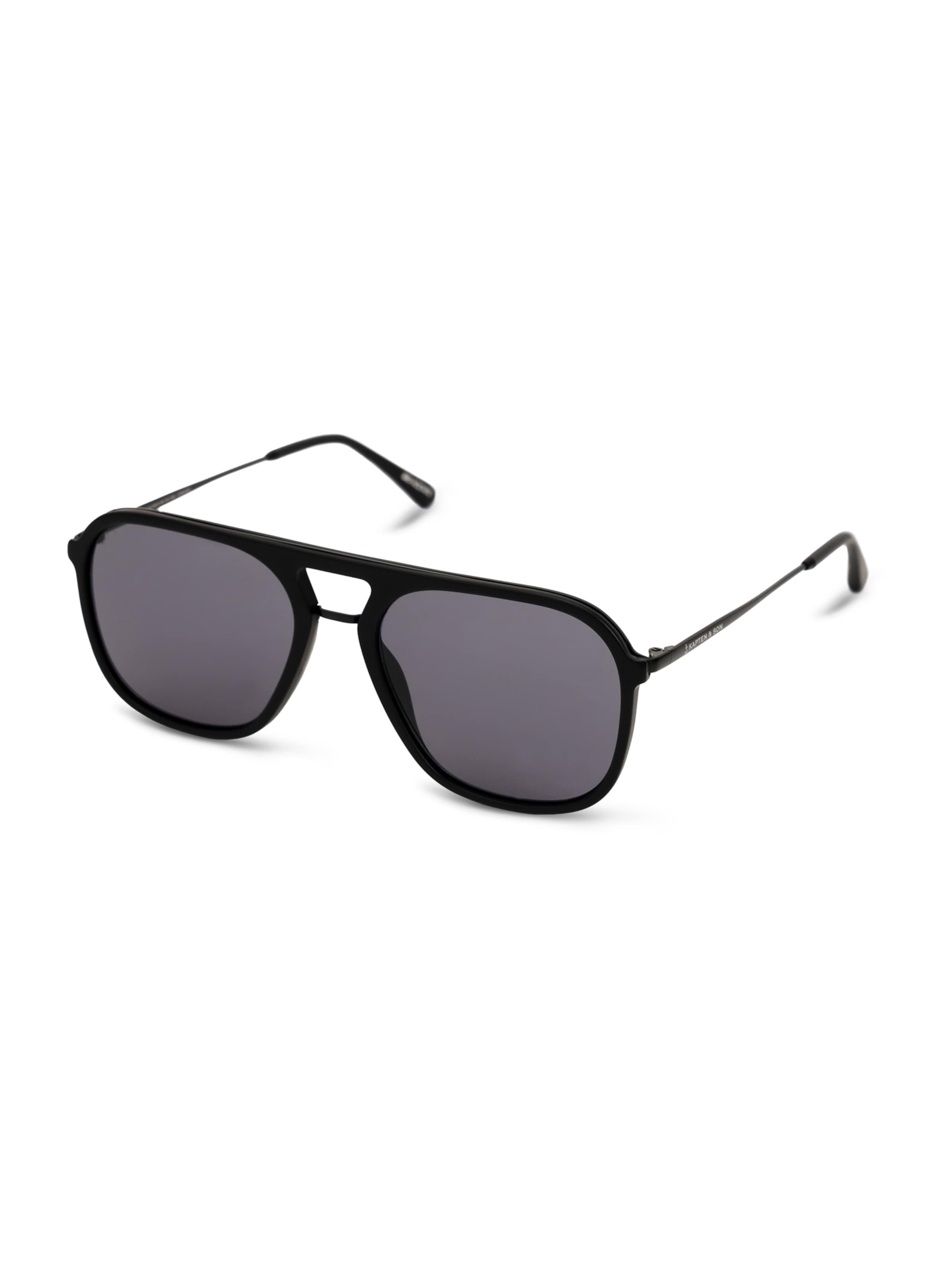 Kapten & Son Sunglasses 'Zurich Summernight' in Black: front
