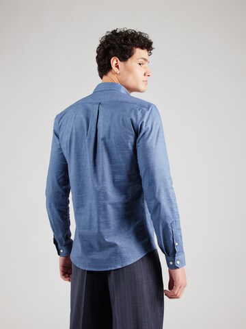 Slim fit Camicia business di Lindbergh in blu