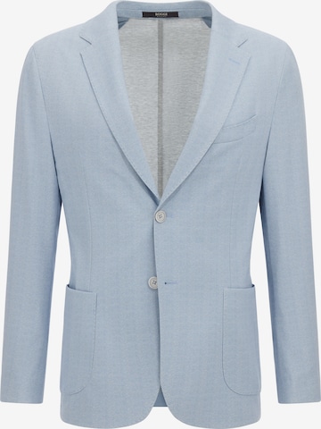 mėlyna Boggi Milano Priglundantis modelis Klasikinis švarkas: priekis