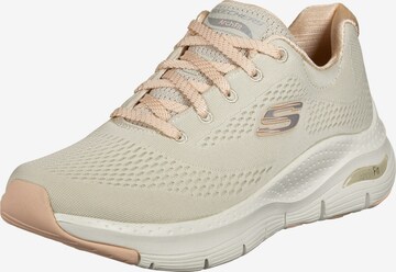 Baskets basses 'Arch Fit' SKECHERS en beige : devant