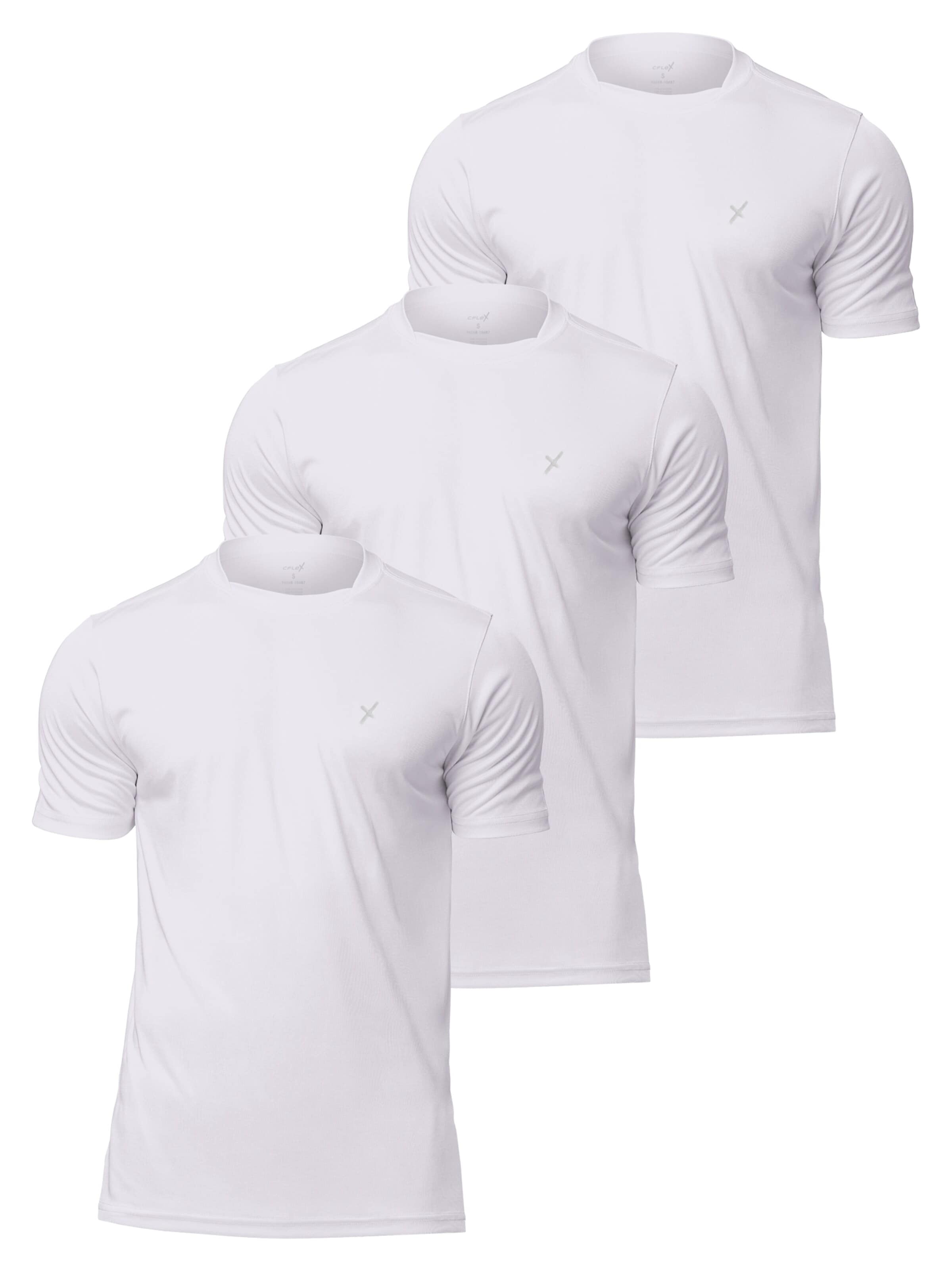 cflex Performance Shirt 'Sportswear Collection Set' in White: front