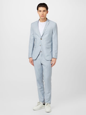 JACK & JONES Slim fit Suit 'SOLARIS' in Blue: front