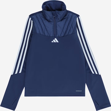 ADIDAS PERFORMANCE Athletic Sweatshirt 'Tiro 23' in Blue: front