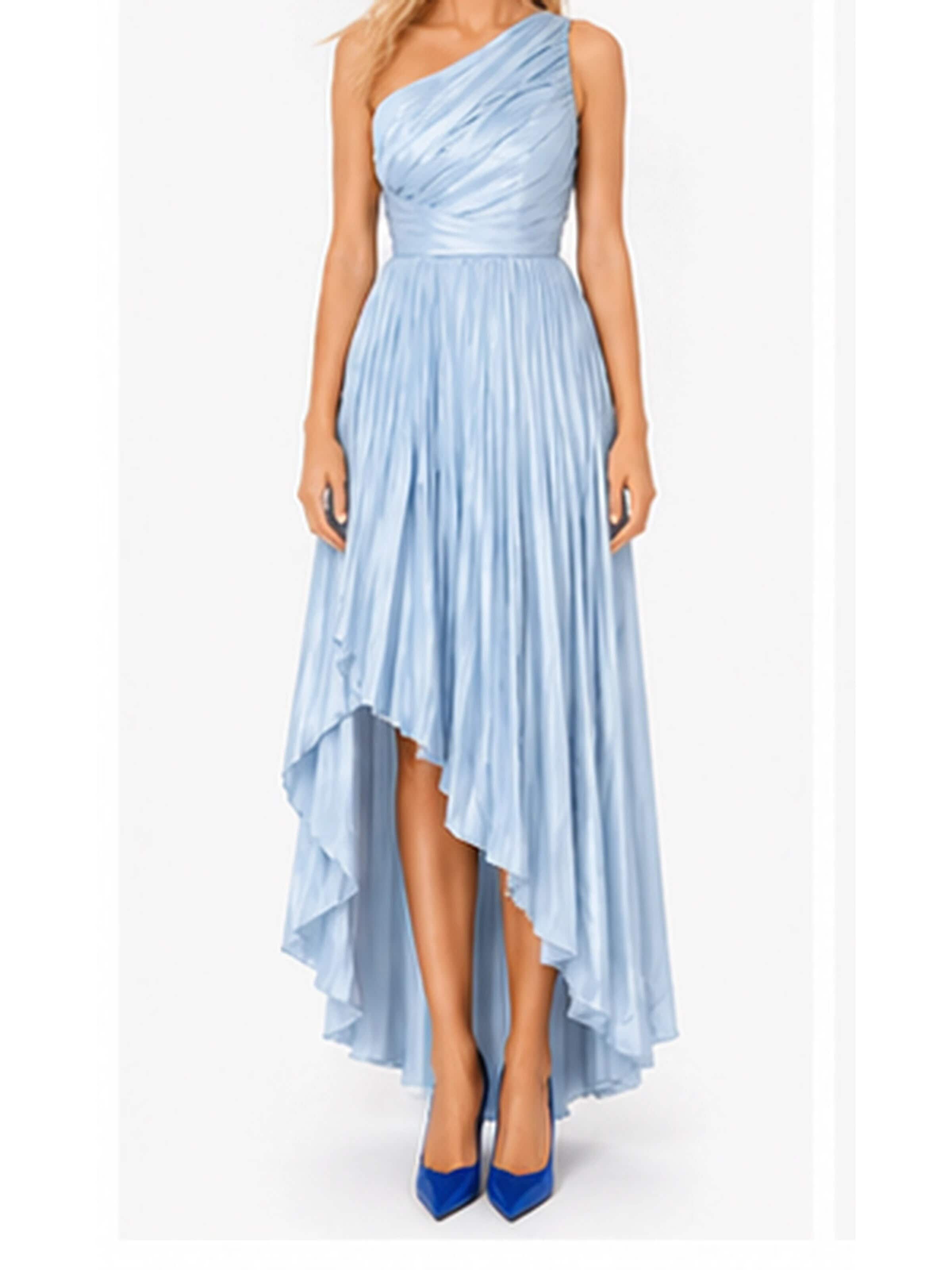 Robe 'Athena Dress' MARYLAND Studio en bleu : devant