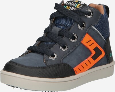 BunniesJR Sneaker 'Philip Pit' in taubenblau / dunkelblau / mandarine, Produktansicht
